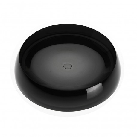 TRANSP. BLACK SOAP HOLDER