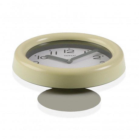 BEIGE WALL KITCHEN CLOCK