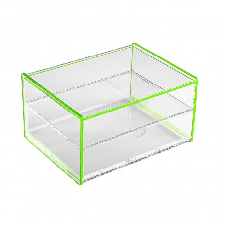 DOUBLE ACRYLIC GREEN BOX