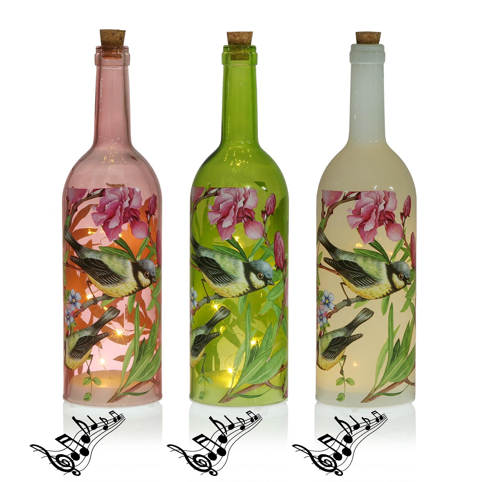 ASSORTMENT LED BOTTLE MUSIC