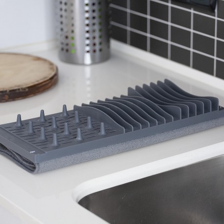 GRAY DISH RACK