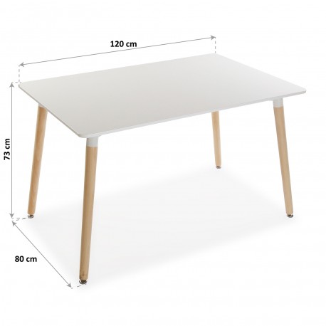 MEERA WHITE TABLE