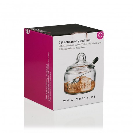 SET SUGAR BOWL W/SPOON
