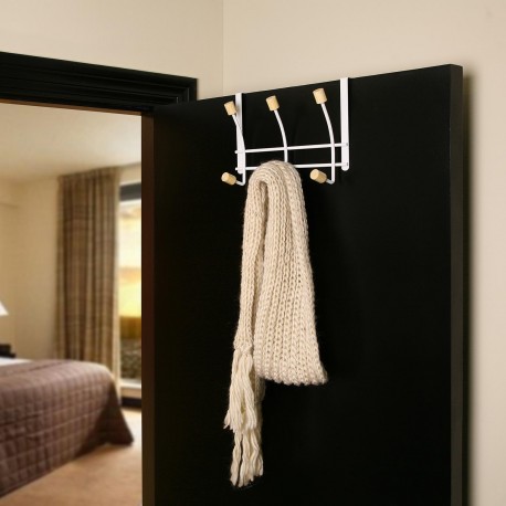 COAT DOOR STAND WITH 2 HOOKS