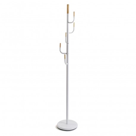 WHITE COAT RACK