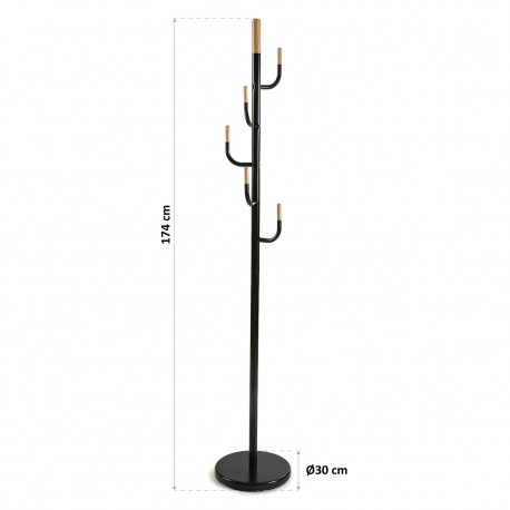 BLACK COAT RACK