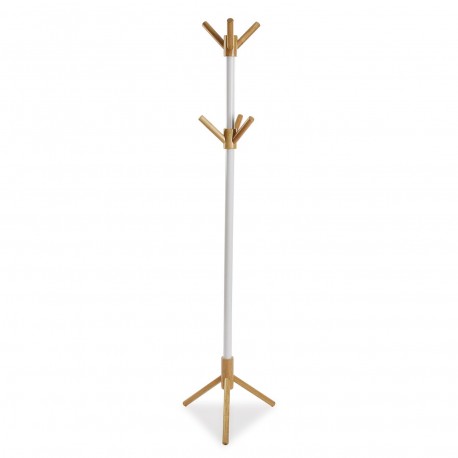 WHITE COAT RACK