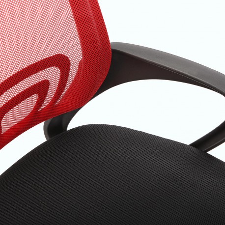 BLACK / RED OFFICE CHAIR