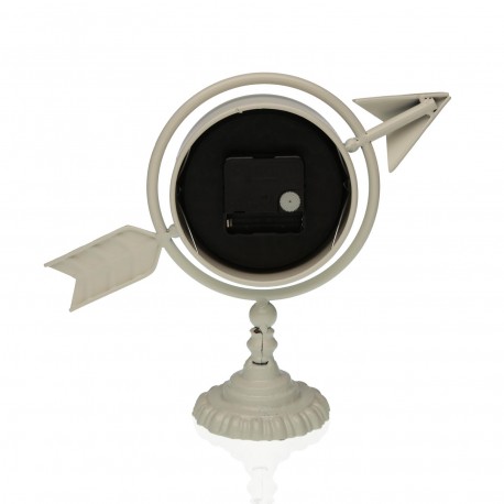 TABLE CLOCK WHITE ARROW