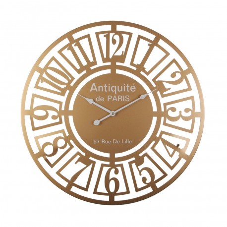 GOLDEN WALL CLOCK