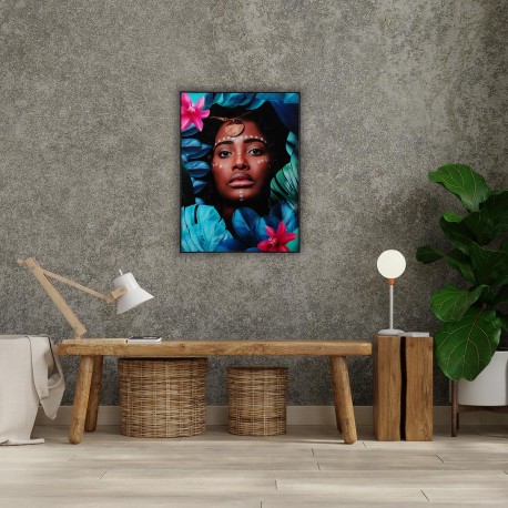 DECORATIVE PLAQUE AMAZONA GIRL