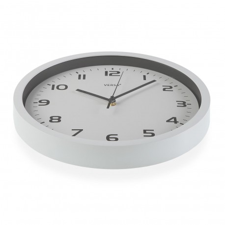 WHITE WALL CLOCK 30,5 CM