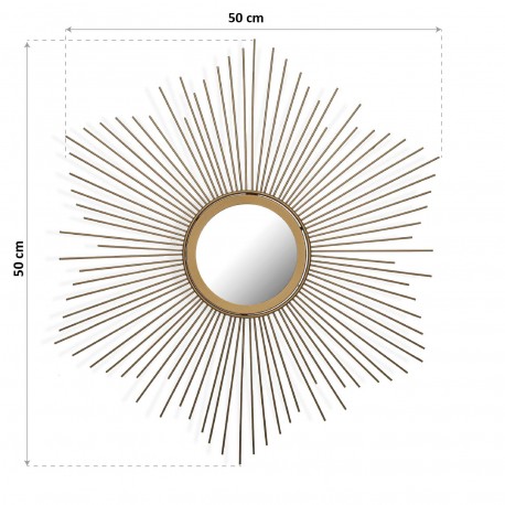 ROUND WALL MIRROR 50CM