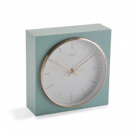 MINT GREEN TABLE CLOCK