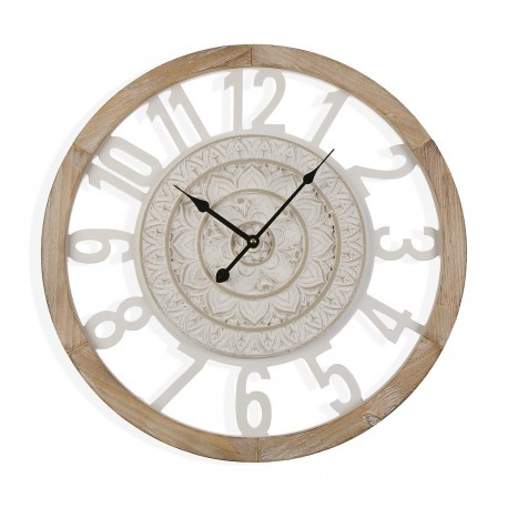 WOOD WALL CLOCK 55CM