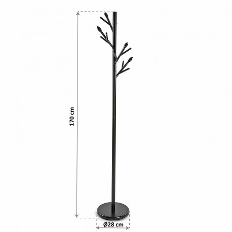 BLACK COAT RACK ALBION