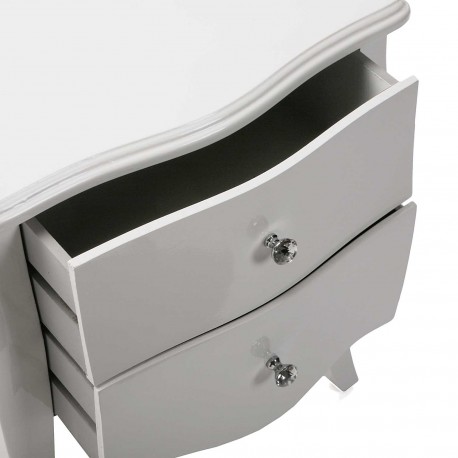 WHITE COMMODE CAGLIARI