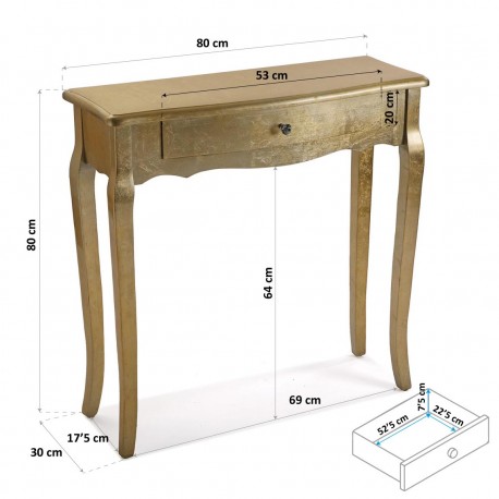 GOLD ENTRY TABLE CAGLIARI