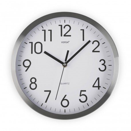 35CM DIAMETER ALUMINIUM  CLOCK