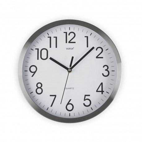 30,5CM DIAMET. ALUMINIUM CLOCK