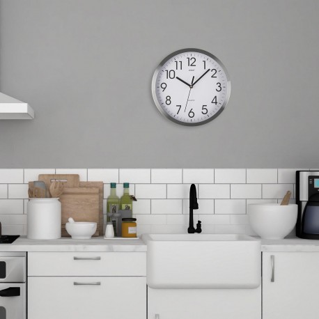 30,5CM DIAMET. ALUMINIUM CLOCK