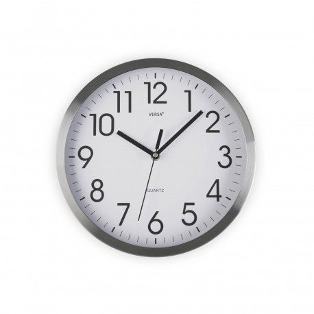 25CM DIAMETER ALUMINIUM CLOCK