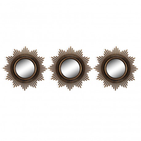 SET 3 MIRRORS 25CM