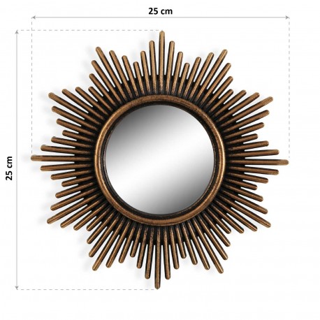 SET 3 MIRRORS 25CM