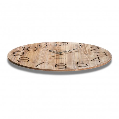 WOOD CLOCK 58CM