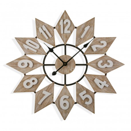 WOODEN WALL CLOCK 70 CM