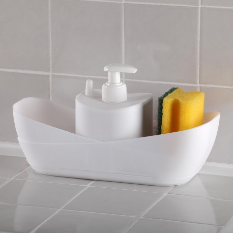 WHITE SOAP DISPENSER