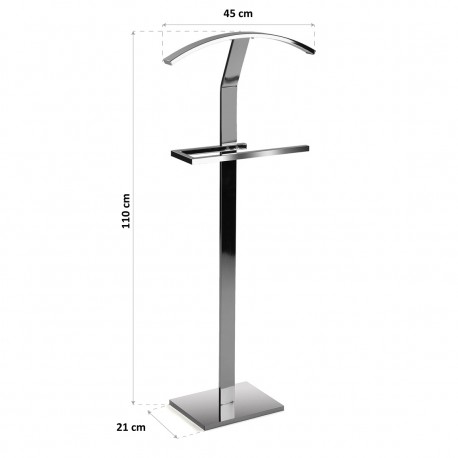 CHROME PLATED CLOTHES STAND