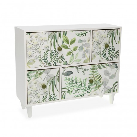 WOODEN JEWELRY BOX 4 DRAWERS