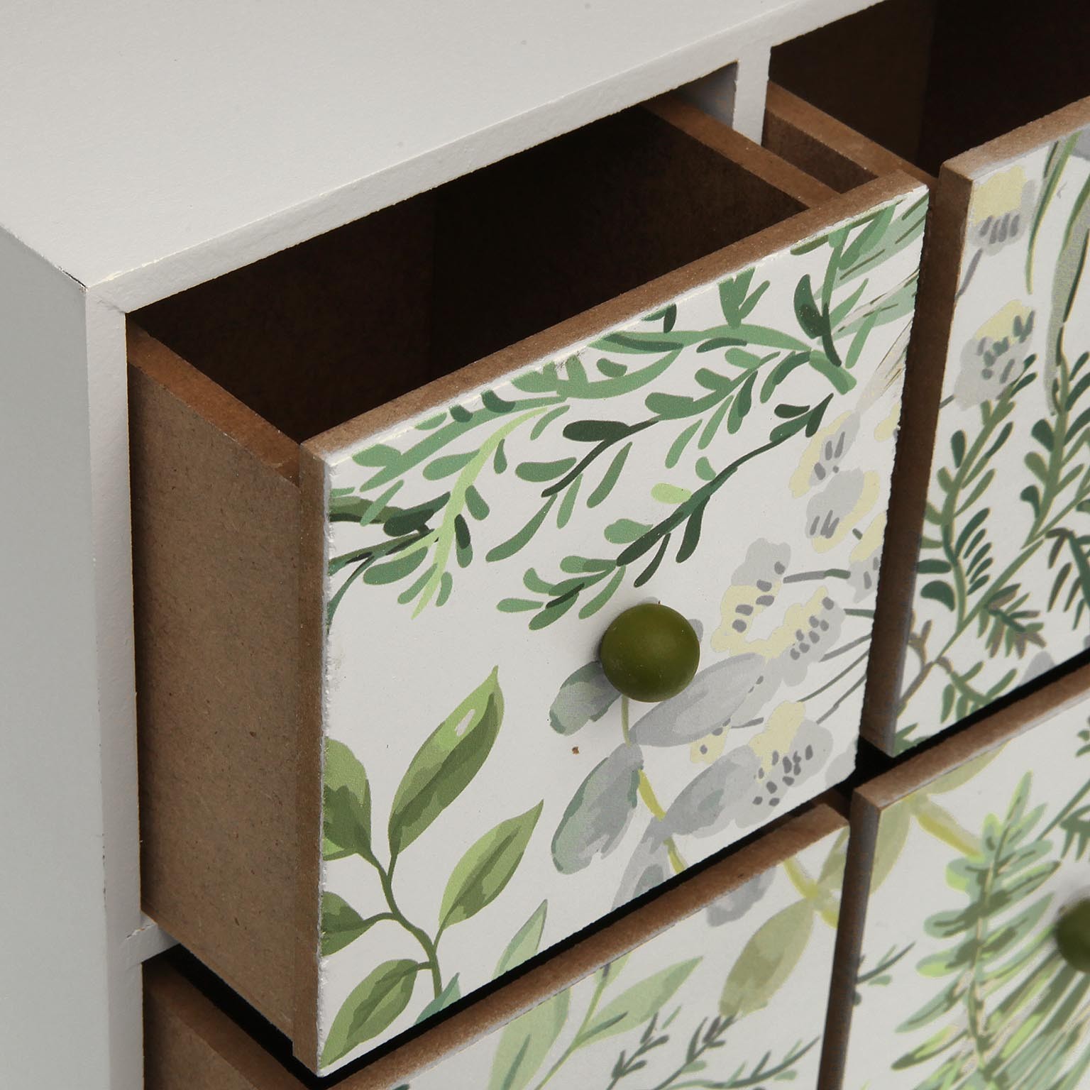 WOODEN JEWELRY BOX 4 DRAWERS