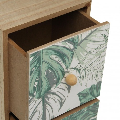 WOODEN JEWELRY BOX 3 DRAWERS