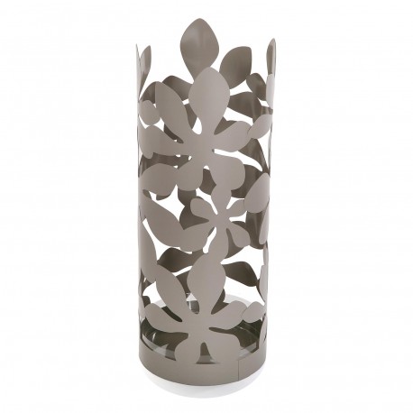 UMBRELLA STAND FLOWERS GREY