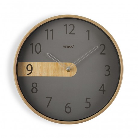 DARK GREY WALL CLOCK 30,5 CM