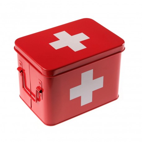 RED FIRST AID KIT