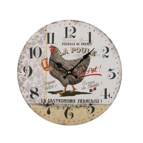 CHICKEN CLOCK 28CM