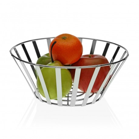 CHROME FRUIT BOWL