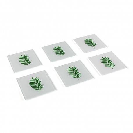 6 GLASS COASTER SET