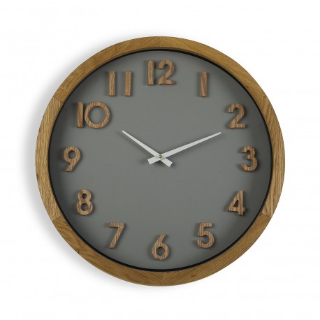 WOOD WALL CLOCK 50CM