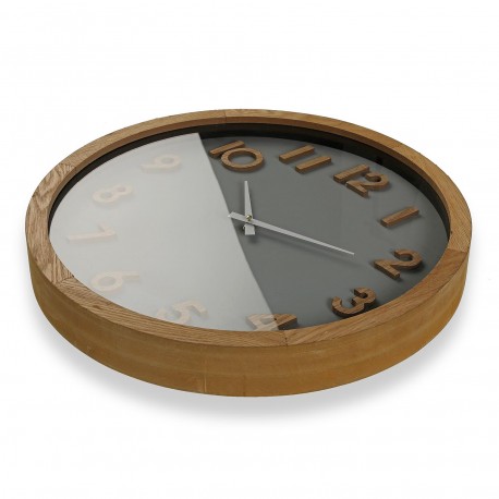 WOOD WALL CLOCK 50CM