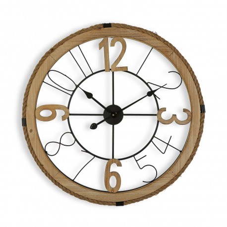 WOOD WALL CLOCK 70CM