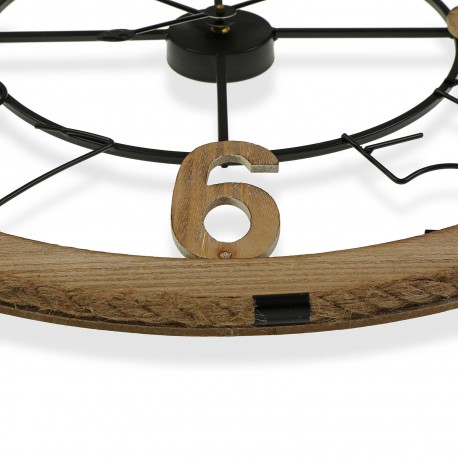 WOOD WALL CLOCK 70CM