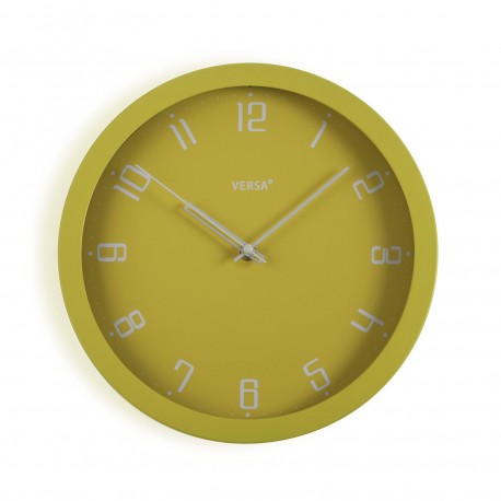 YELLOW CLOCK 30CM