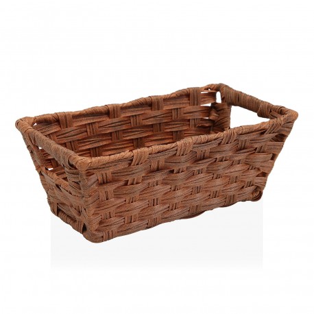 BROWN BASKET WITH HANDLES