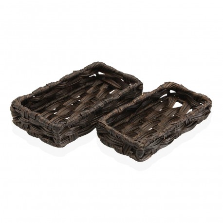 BLACK BROWN 2  BASKETS