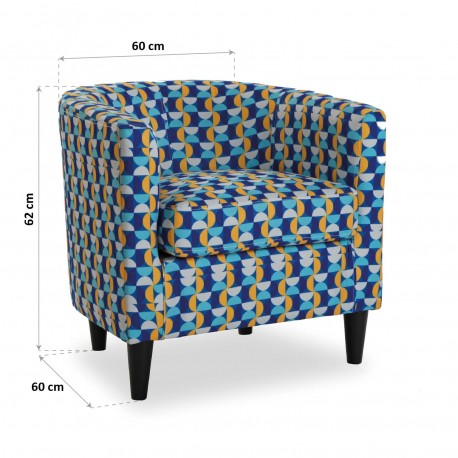 ARMCHAIR RED PATCHWORK