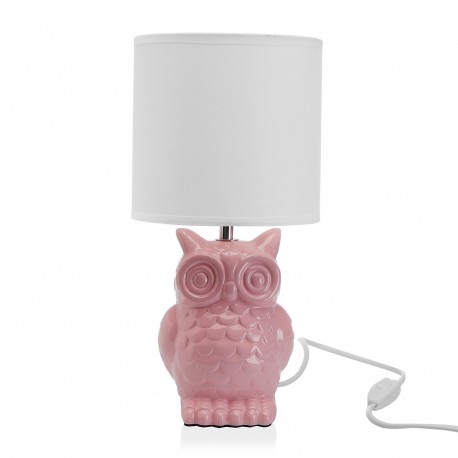 OWL LAMP PINK